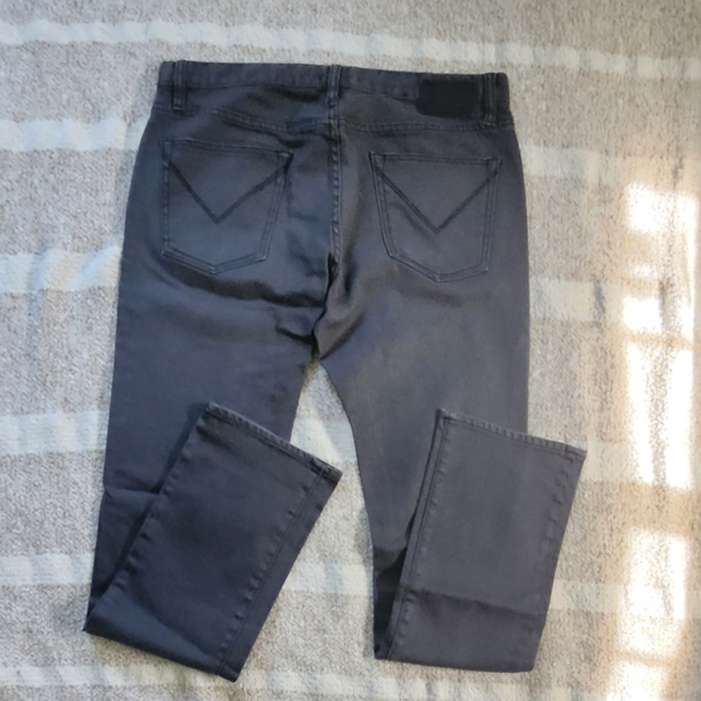 John Varvatos Dark Gray Straight Jeans
